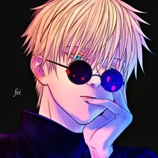😏 Satoru Gojo Jujutsu Kaisen anime, fanart, gojo, satoru, jujutsu kaisen telegram sticker