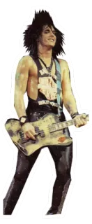 🎸 Nikki Sixx muzikant, bassist, Motley Crue, rockster, jaren 80 telegram sticker