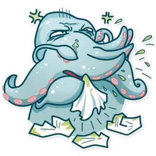 Cthulhu calls telegram stickers