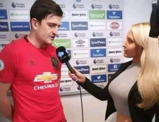 😍 Harry Maguire calcio, sport, calcio, intervista, premier league telegram sticker