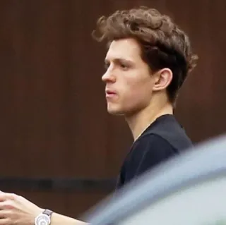 😐 Tom Holland acteur, célébrité, homme, portrait telegram sticker