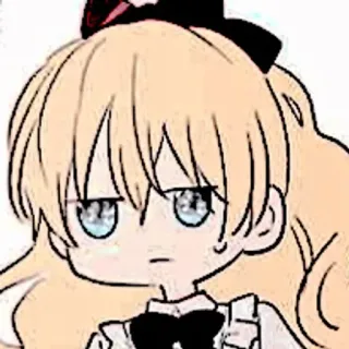 🍼 卡通, 动漫, 女孩, 可爱, 插画 whatsapp sticker