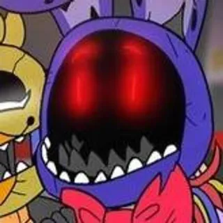 🌟 Bonnie Five Nights at Freddy's jeu d'horreur, animatronique, Bonnie, Five Nights at Freddy's, flippant whatsapp sticker
