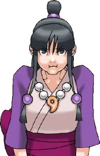 😤 Maya Fey Ace Attorney Anime, Maya, Wróżka, Gra wideo, Prawnik telegram sticker