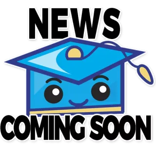 👍 NEWS COMING SOON notícias, em breve, formatura, boné telegram sticker