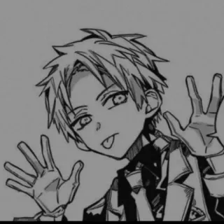 😜 Anime, Manga, Ragazzo, Saluto, Pace telegram sticker