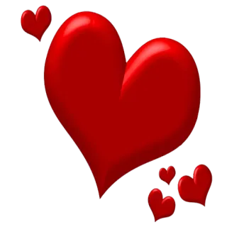 ❤ heart, love, red, valentines day, romantic telegram sticker