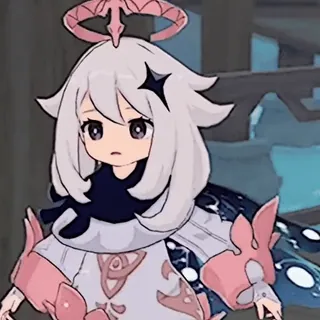 🍥 Paimon Genshin Impact 派蒙, 原神, 动漫, 游戏, 角色, 可爱 whatsapp sticker