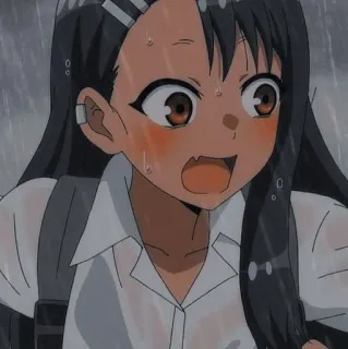 🌟 Nagatoro Don't Toy with Me, Miss Nagatoro Anime, Nagatoro, Cartoon, Miss Nagatoro, Kawaii, Anime Mädchen whatsapp sticker