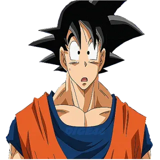 😨 Goku Dragon Ball Goku, Dragon Ball, Anime, Manga, Cartoon, Charakter, Son Goku whatsapp sticker
