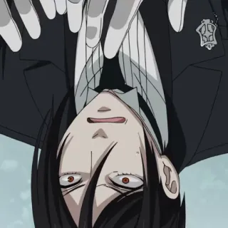 😐 Sebastian Michaelis Black Butler Anime, Manga, Sebastian, Black Butler, Demone telegram sticker