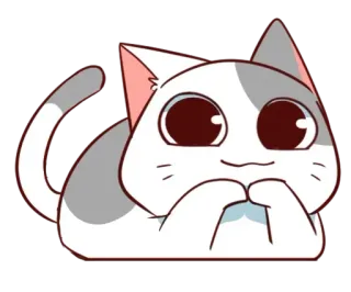 😸 แมว, สติกเกอร์, น่ารัก, น่าเอ็นดู, สัตว์เลี้ยง, สัตว์, การ์ตูน whatsapp sticker