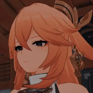 🏵 Yae Miko Genshin Impact 动漫, 电子游戏, 原神, 八重神子, 虚构角色 telegram sticker