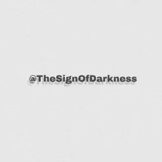 🌙 @TheSignOfDarkness Dunkelheit, Zeichen, Text telegram sticker