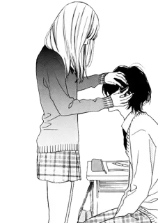 ❤ Anime, Manga, School, Romantiek, Vriendschap, Koppel, Meisje, Jongen whatsapp sticker