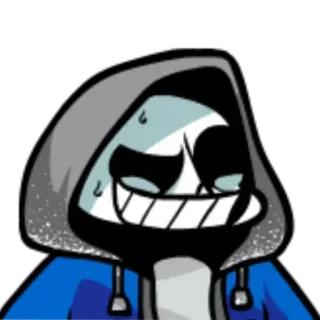 🆙 Sans Undertale undertale, sans, character, video game whatsapp sticker