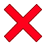 ❌