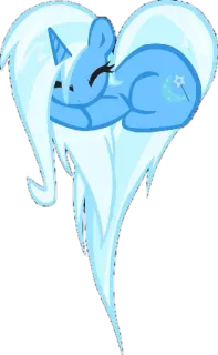 💜 Pony, Cartoon, Herz, Tier, Einhorn, Magie, Traum, Schlaf whatsapp sticker