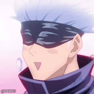 😍 Satoru Gojo Jujutsu Kaisen Anime, Mangá, Gojo, Satoru, Feiticeiro telegram sticker