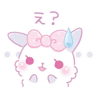 😓 え? милый, каваи, аниме, кот, вопрос, японский telegram sticker