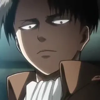 ✨ Levi Ackerman Attack on Titan Anime, Levi, Ackerman, Attack on Titan, Manga, Karakter telegram sticker