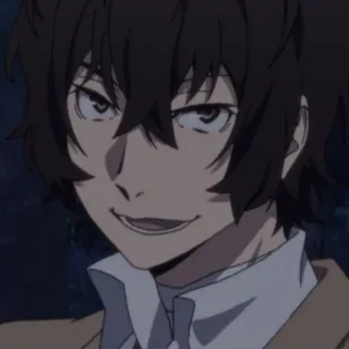 🧱 Dazai Osamu Bungo Stray Dogs Anime, Manga, Dazai, Bungo Stray Dogs, Personaggio telegram sticker