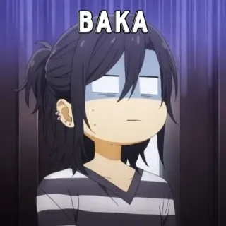 🃏 BAKA อนิเมะ, บากะ, มังงะ, อาย telegram sticker