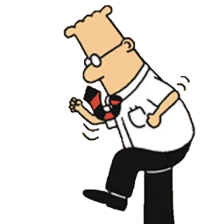 Dilbert telegram stickers
