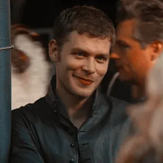 🧁 Klaus Mikaelson The Vampire Diaries tv show, vampire, supernatural, male, portrait telegram sticker