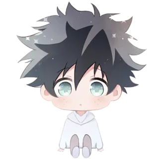 ❤️ Anime, Charakter, Illustration, Chibi, Cartoon, Süß telegram sticker