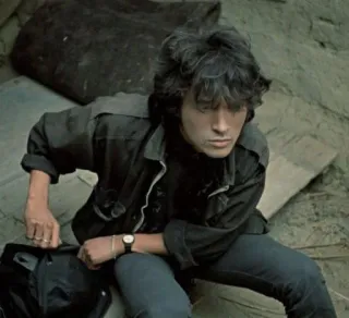 😑 Viktor Tsoi chanteur, rock, russe, groupe, années 80, Kino telegram sticker