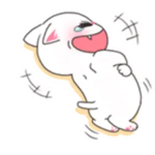 😂 chat, autocollant, mignon, animal, dessin animé, drôle, kawaii telegram sticker