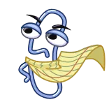 💪 Clippy คลิปหนีบกระดาษ, ไมโครซอฟท์, ผู้ช่วยสำนักงาน, ตัวการ์ตูน, คลิป telegram sticker