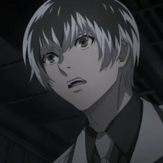 😲 Ken Kaneki Tokyo Ghoul Аниме, Манга, Токийский гуль, Кен Канеки, Гуль telegram sticker