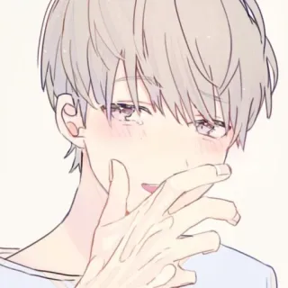 🤭 อนิเมะ, มังงะ, เด็กผู้ชาย, ภาพประกอบ, ภาพเหมือน telegram sticker