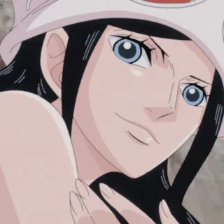 💄 Nico Robin One Piece Anime, Nico Robin, One Piece, Charakter, Manga telegram sticker