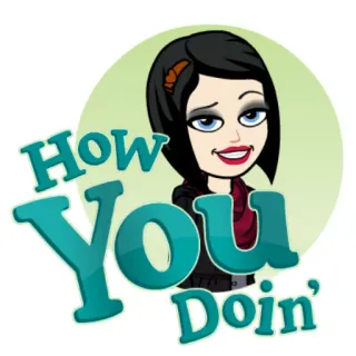 😁 Friends How You Doin’ Joey Tribbiani, saludo, ¿Cómo estás?, Friends, serie de TV, sitcom whatsapp sticker