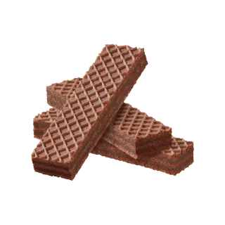 🍫 wafer, chocolate, lanche, comida, sobremesa telegram sticker