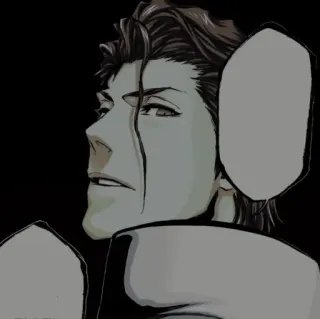 🧬 Sosuke Aizen Bleach Anime, Manga, Villano, Capitán, Shinigami telegram sticker