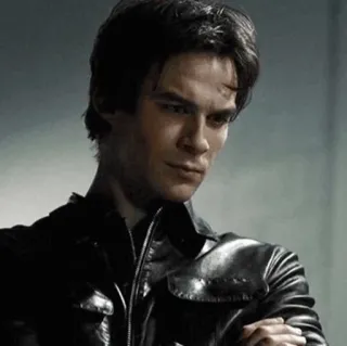 😕 Damon Salvatore The Vampire Diaries vampiro, damon, salvatore, serie tv telegram sticker