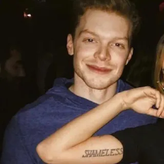🟠 Shameless SHAMELESS spudorato, serie tv, tatuaggio telegram sticker