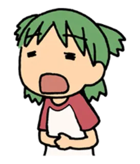 😩 애니메이션, 만화, 캐릭터, 치비, 웃긴, 표정, 충격 telegram sticker