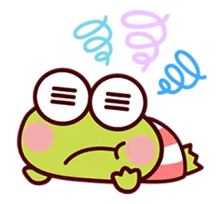🐰 Keroppi Keroppi, grenouille, Sanrio, dessin animé, mignon, autocollant telegram sticker