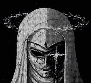 🌟 horror, dark, creepy, religious, war, agression, violence telegram sticker