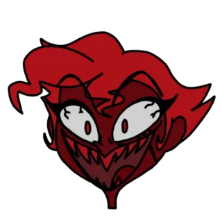 😈 Cartoon, Gruselig, Unheimlich, Dämon, Horror telegram sticker