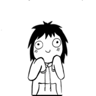 😄 cartoon, anime, character, cute, person, drawing telegram sticker