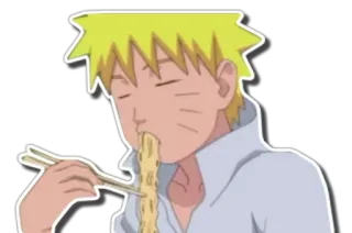 🍜 Naruto 애니메이션, 나루토, 라멘, 먹방, 만화, 국수, 만화 telegram sticker