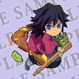 🪆 Giyu Tomioka Demon Slayer Giyu Tomioka, Demon Slayer, Anime, Manga, Chibi, Carino telegram sticker