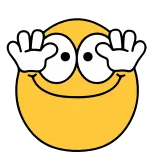 🤪 Emoji, Ogen, Smiley, Gluren telegram sticker