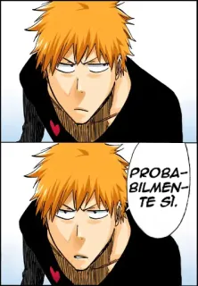 🤔 PROBABILMENTE SI. Anime, Manga, Kreskówki whatsapp sticker